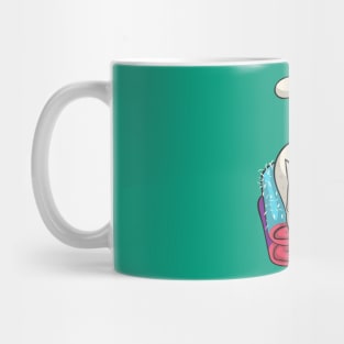 White Cat - Fur Shedder Design Mug